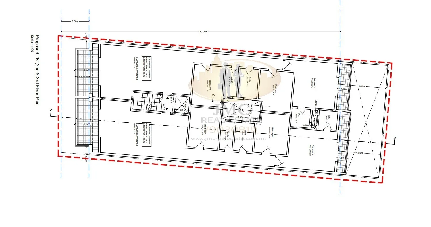 Mosta 3 bedroom apartment