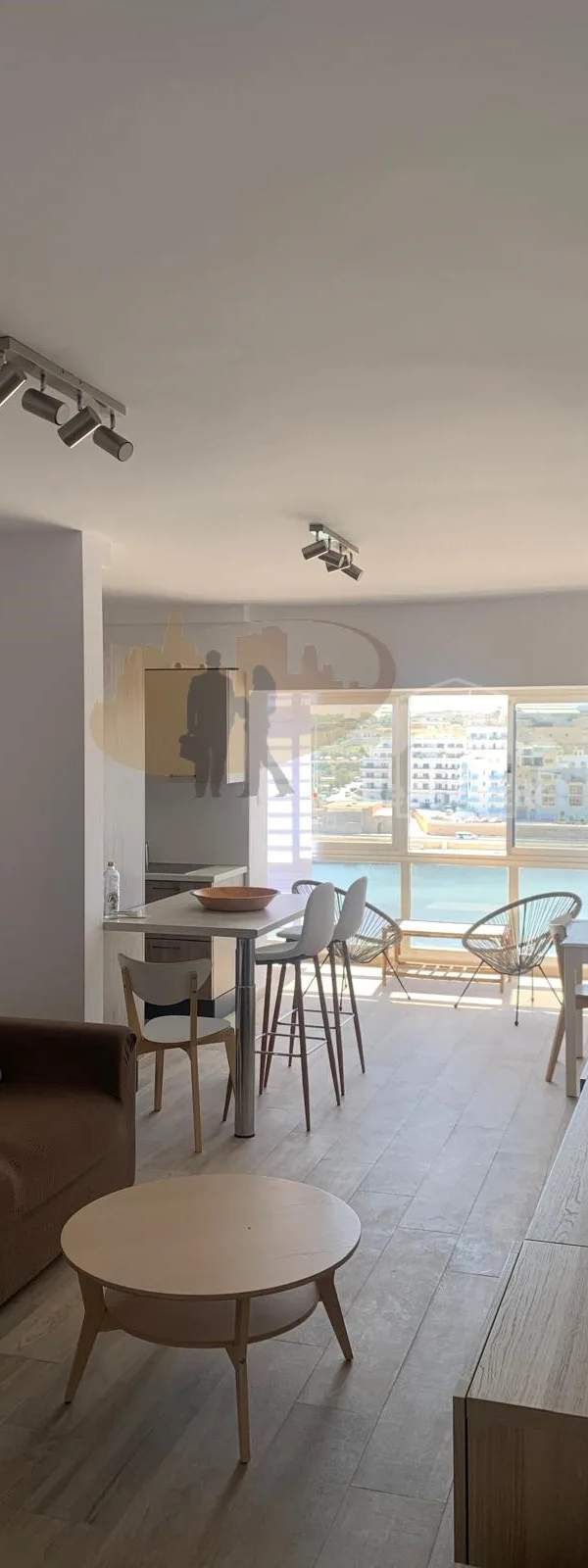 Qawra 2 bedroom apartment with sea view