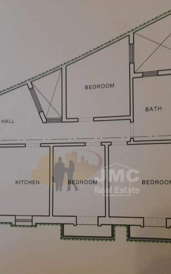 Tarxien partly furnished 3 bedroom apartment with roof