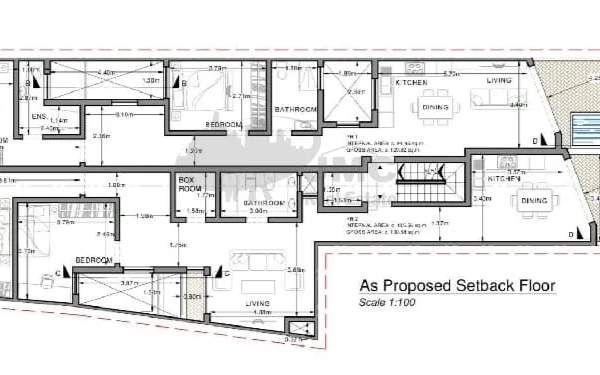 Zejtun 2 bedroom penthouses with splash pool