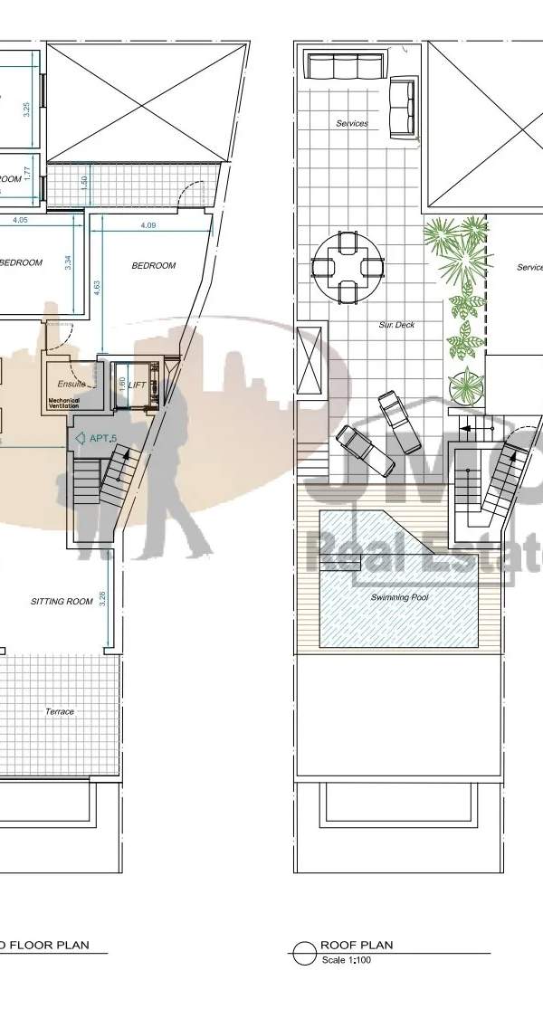 Bahar ic-Caghaq newly built 3 bedroom penthouse with roof terrace