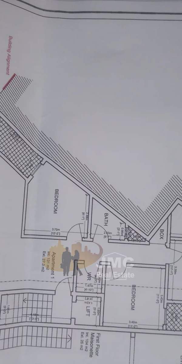 Mosta finished 3 bedroom apartment