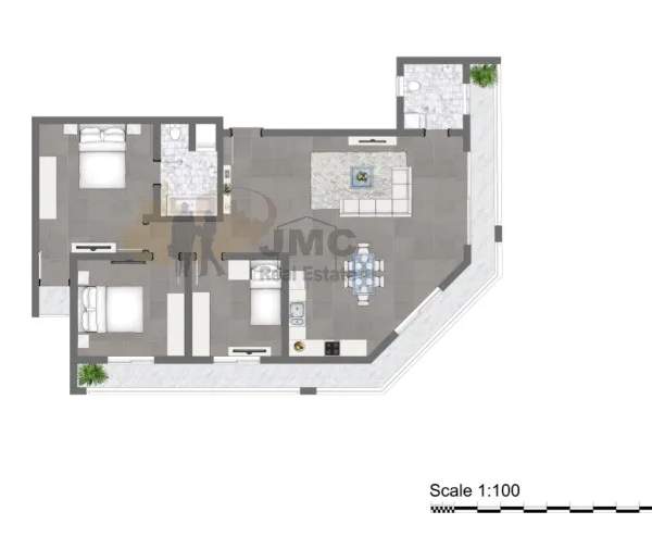 Luqa 3 bedroom apartment