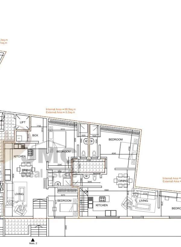 Birkirkara finished 2 bedroom maisonettes