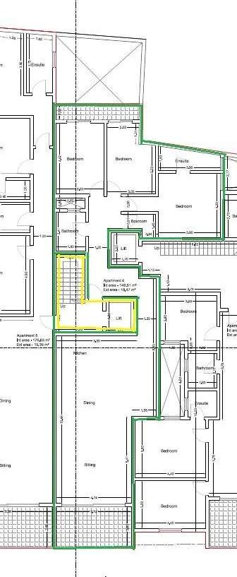 Sliema fully finished 3 bedroom apartments