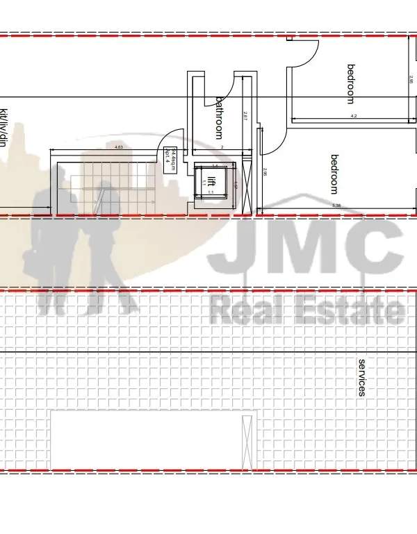 Hamrun finished 2 bedroom penthouse