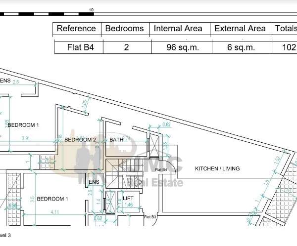 Kalkara finished 2 bedroom apartments