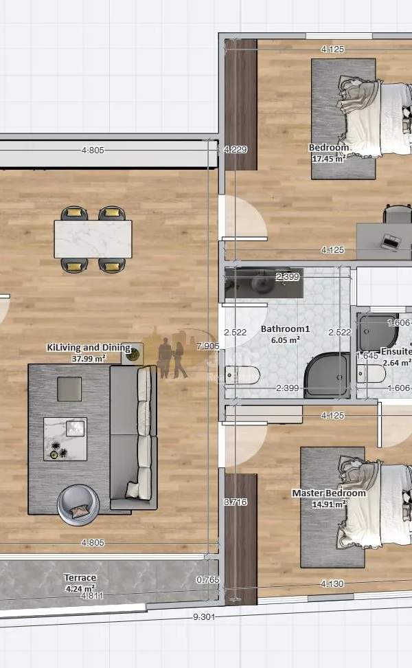 Swatar 2 bedroom apartment
