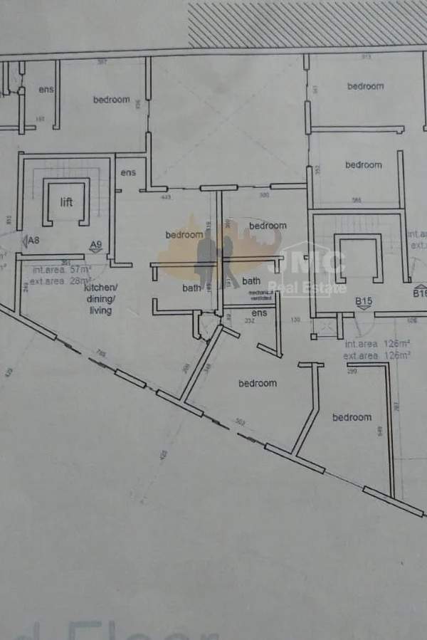 Mosta finished 3-bedroom penthouses