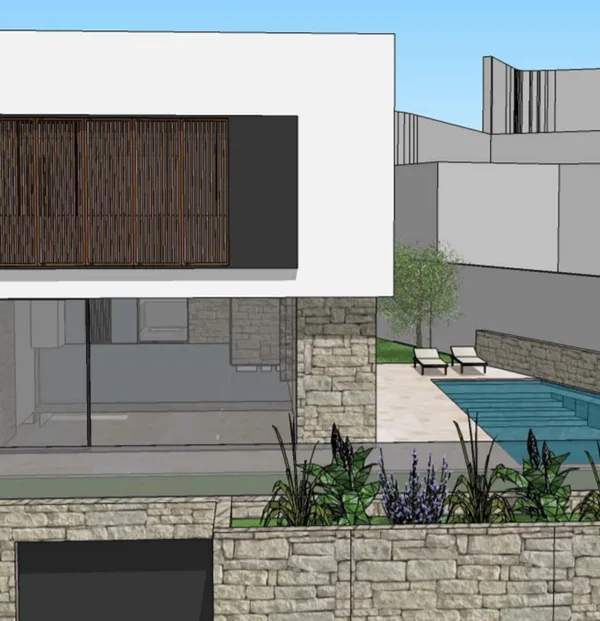 Madliena semi-detached plot for development