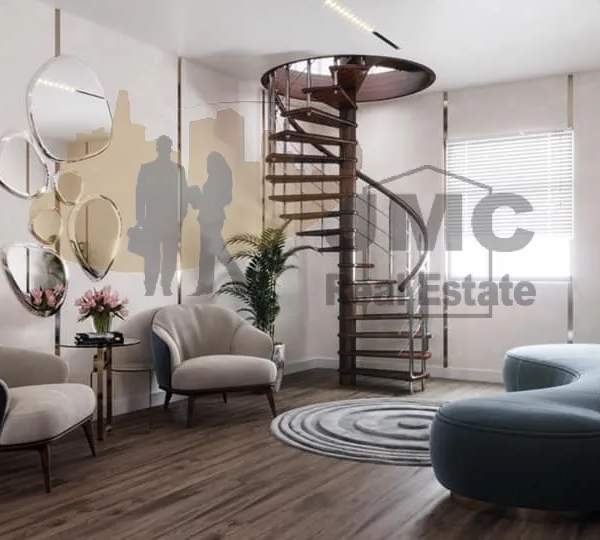 Hamrun fully finished 1-bedroom duplex penthouse with airspace