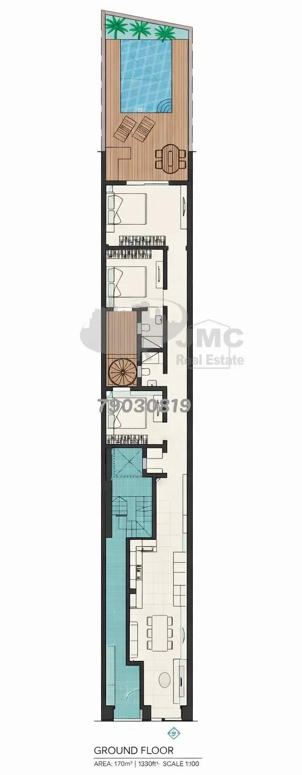 Mosta 3-bedroom Maisonette with a huge backyard & a permit for a pool.
