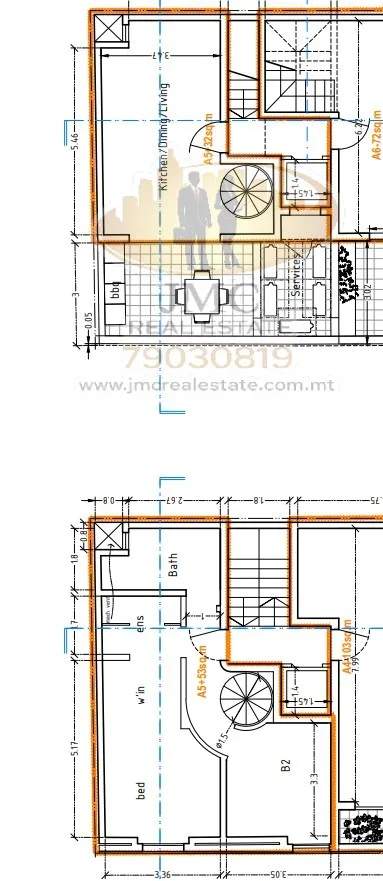 Sliema 2 bedroom duplex apartment