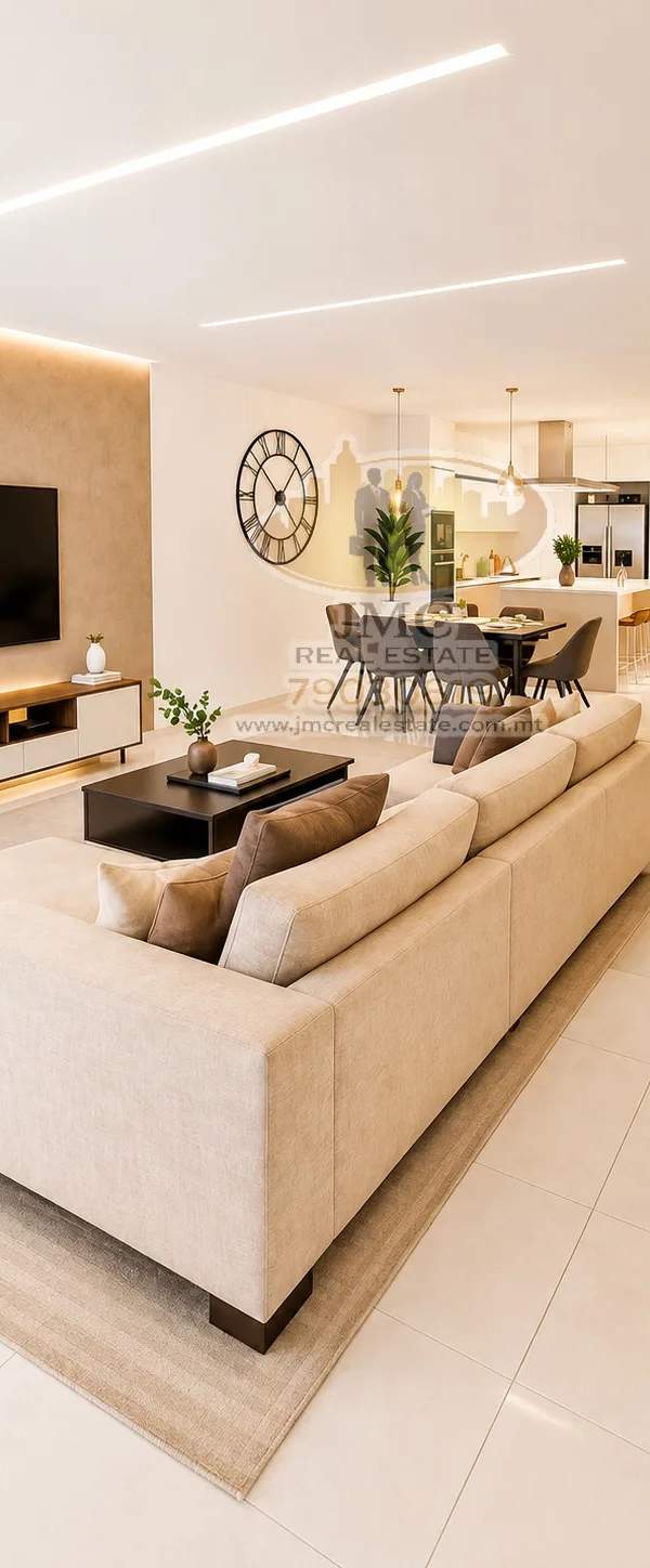 Siggiewi Luxurious 150SQM 3-Bedroom & study apartment