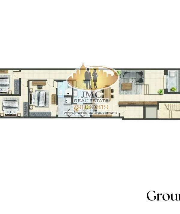 Ghaxaq ground floor 3 bedroom maisonette