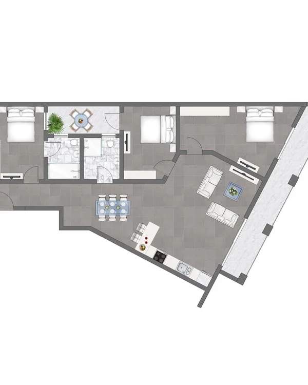 Mosta 2 and 3 bedroom penthouses