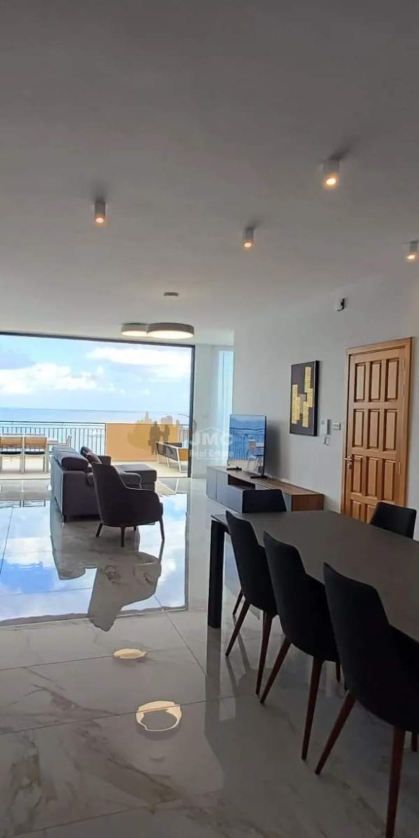 Sliema seafront 3 bedroom penthouse with Pool