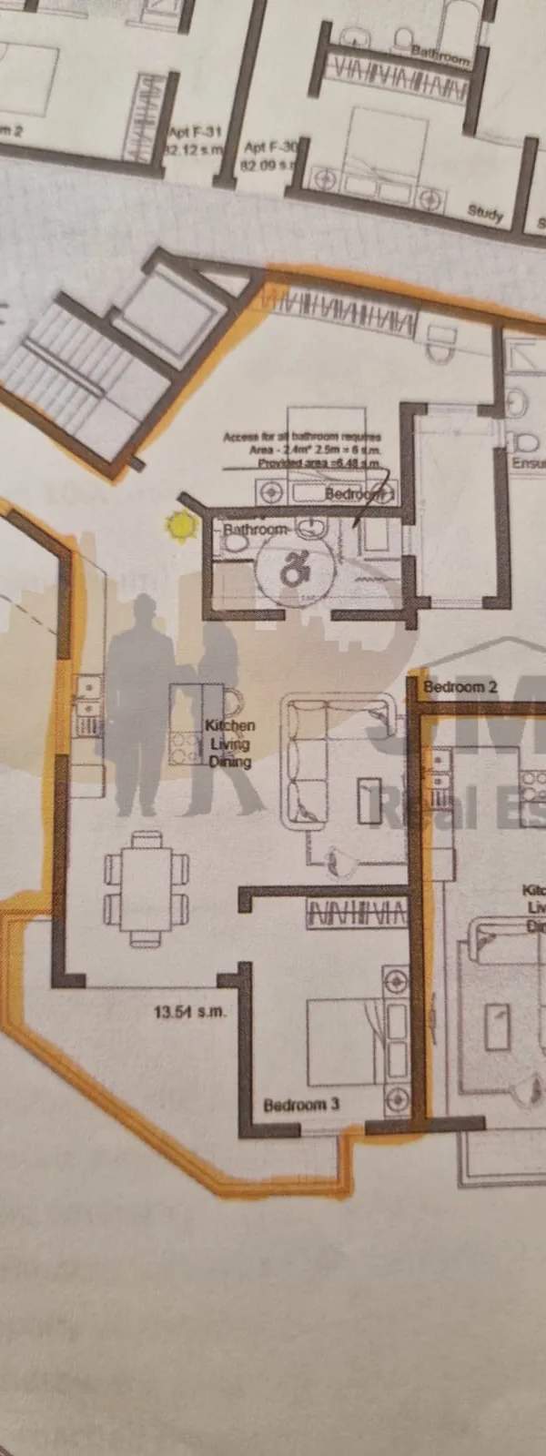 Birkirkara 2 double bedroom apartment with garage