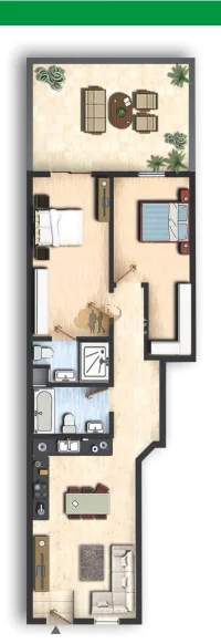 Birkirkara 2 bedroom maisonette