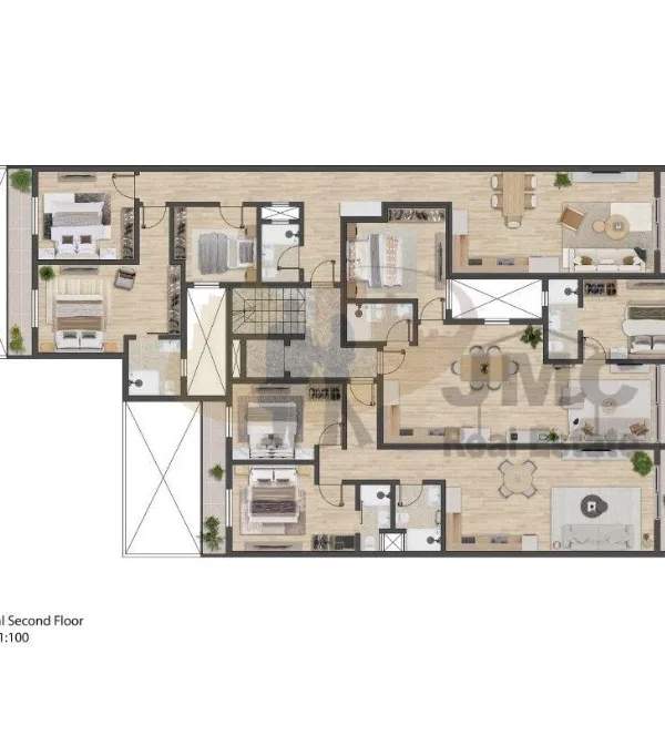 Swieqi finsihed 3-bedroom apartments