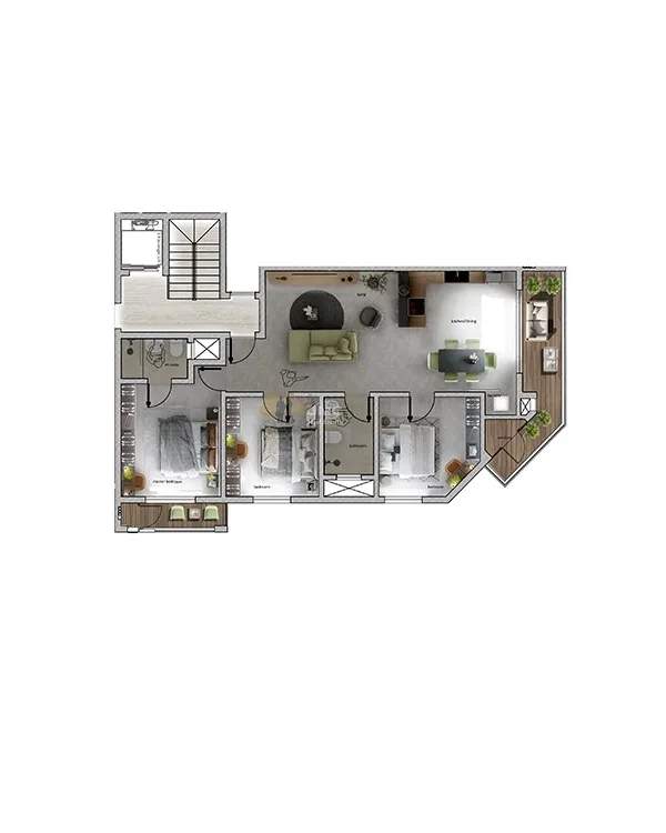 Fgura 3-bedroom apartments