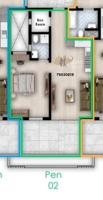 Zabbar fully finished 1 bedroom penthouse