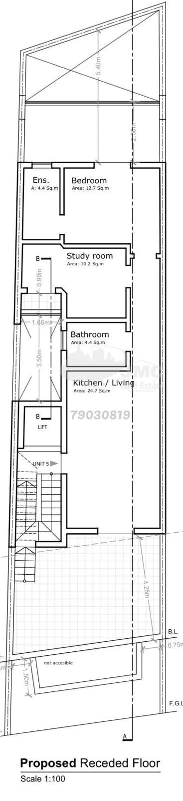 Mosta finished 2 bedroom penthouse with pool