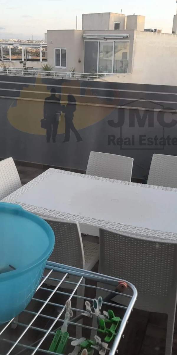Mqabba fully furnished 2 double bedroom penthouse