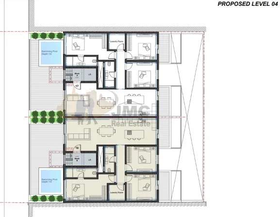 Pembroke 3 bedroom penthouses with pool