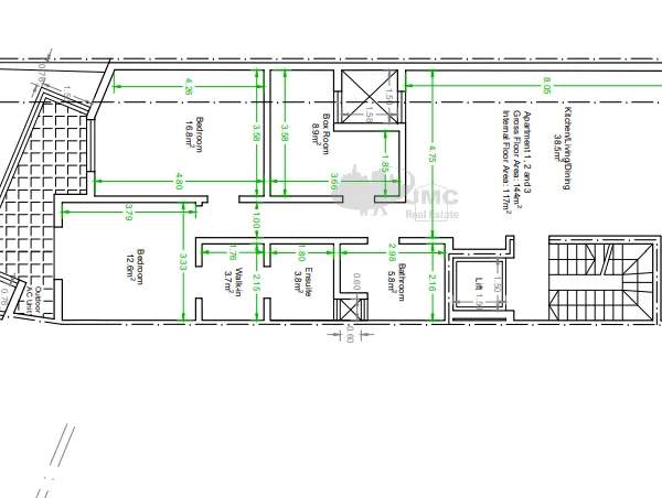 Siggiewi finished 3 bedroom penthouses with splash pool