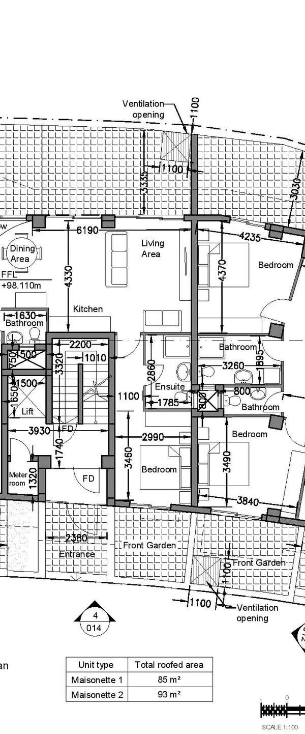 Xemxija finished 1-& 2- double bedroom maisonettes