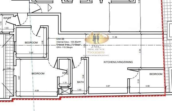 Balzan Modern 3-Bedroom Apartment