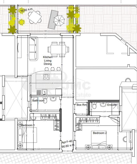Birkirkara finished 2 bedroom penthouse