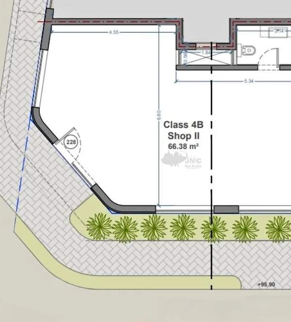 Msida corner shop with Class 4B permits