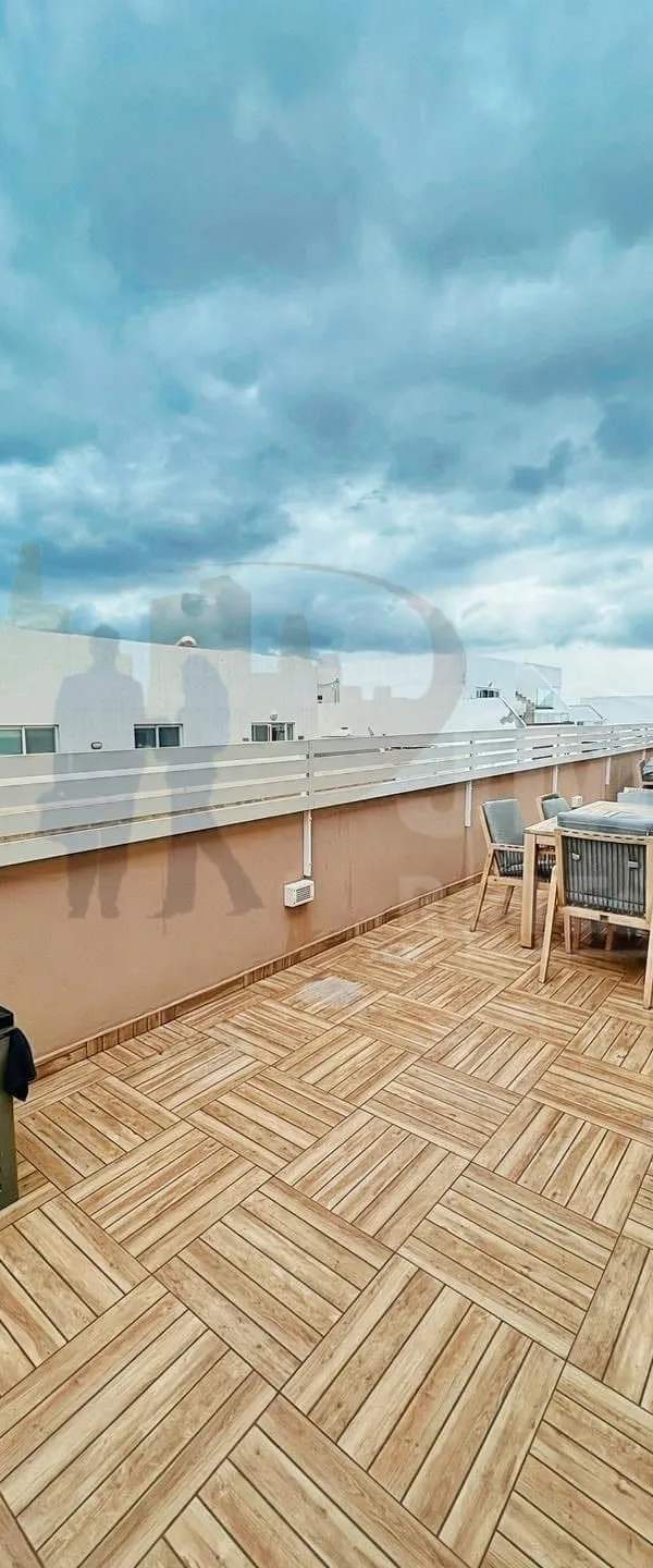 Mosta fully furnished 2 double bedroom penthouse with airspace