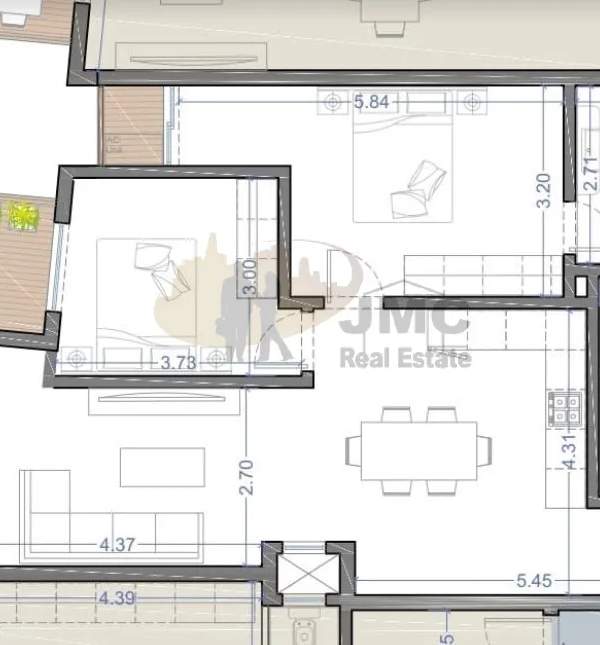 St.Pauls Bay 2 bedroom apartment with views