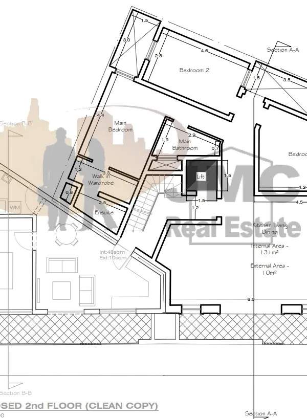 Swieqi newly built finished 3 bedroom apartment
