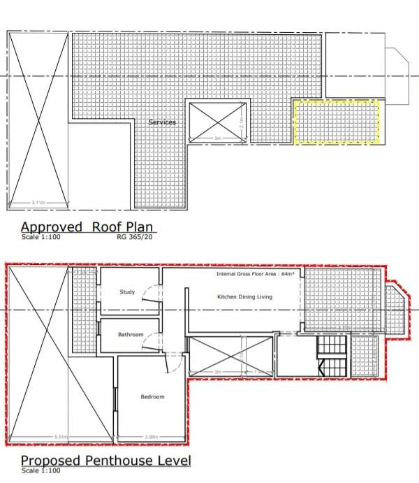 Marsascala 1/2 bedroom penthouse with roof