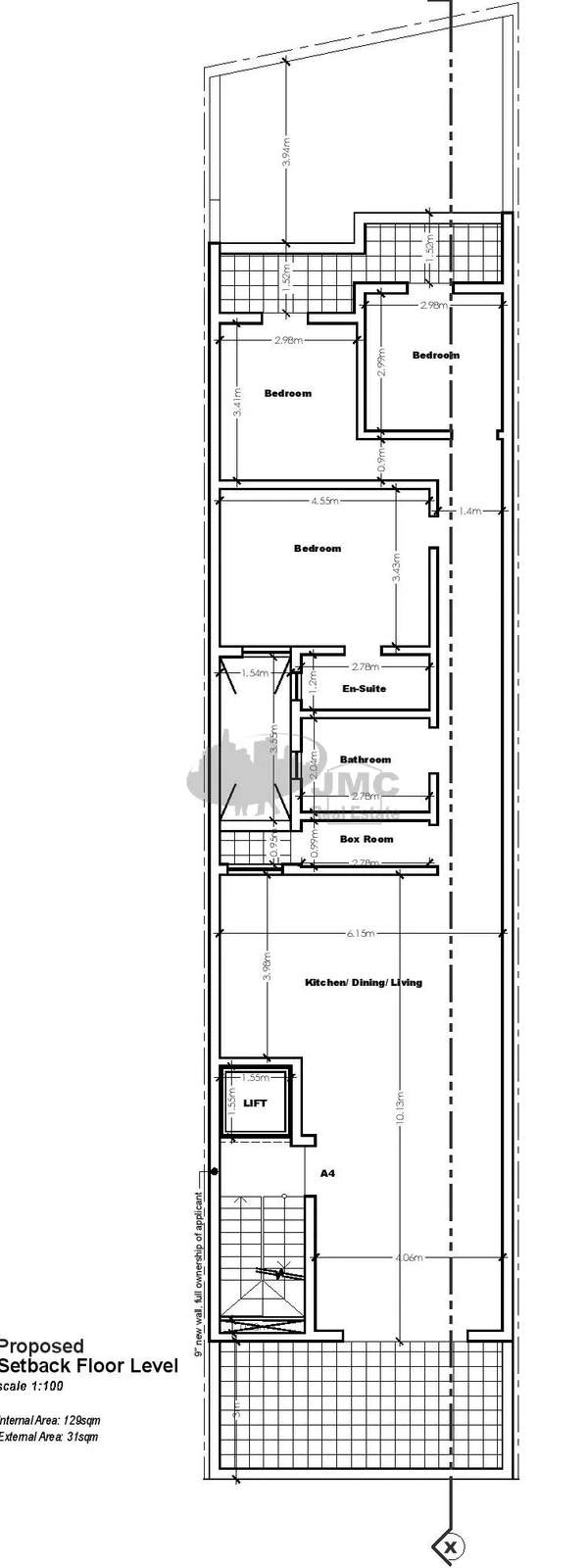 Mosta finished 3 bedroom penthouse