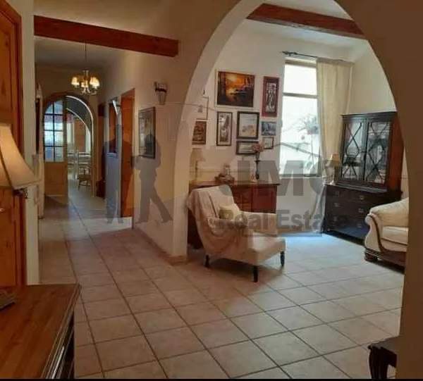 Mosta partly furnished 3 double bedroom apartment