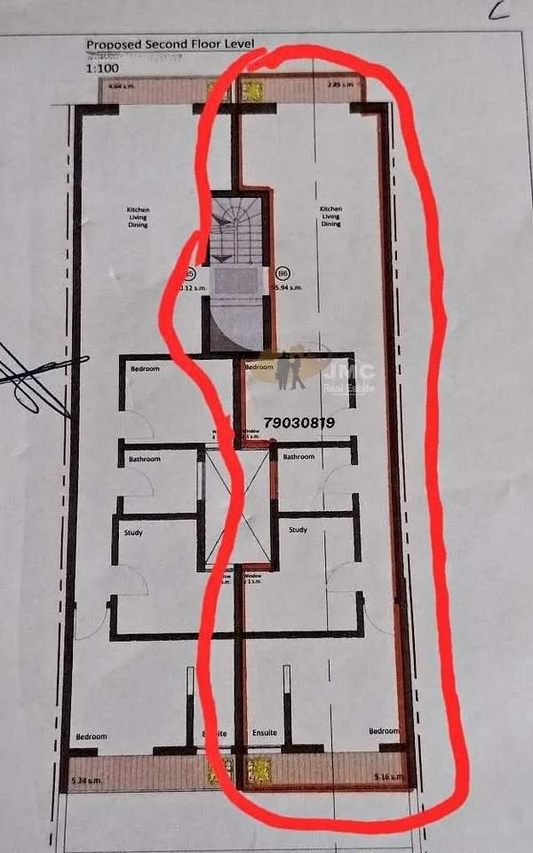 Paola 3 bedroom apartment