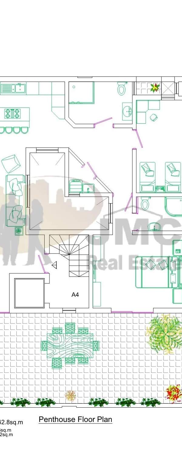 Zejtun 2 bedroom penthouse