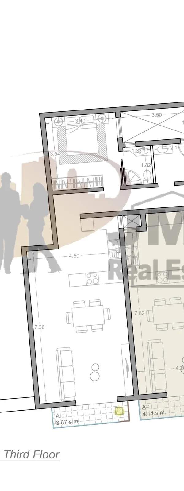 Birkirkara 2 double bedroom apartment
