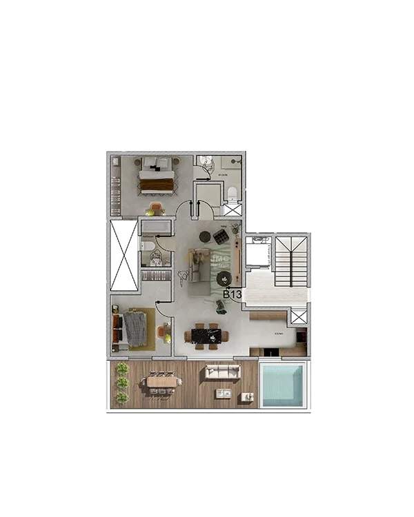Fgura 2-bedroom penthouses