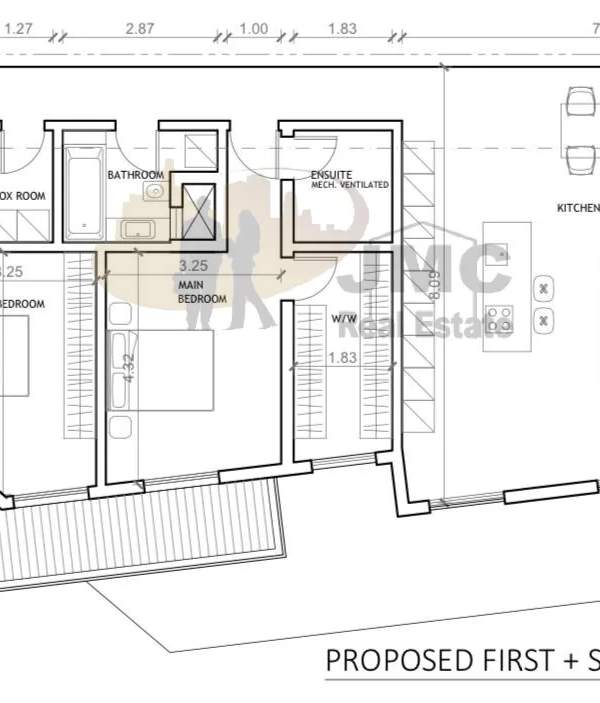 Zejtun 3 double bedroom apartment