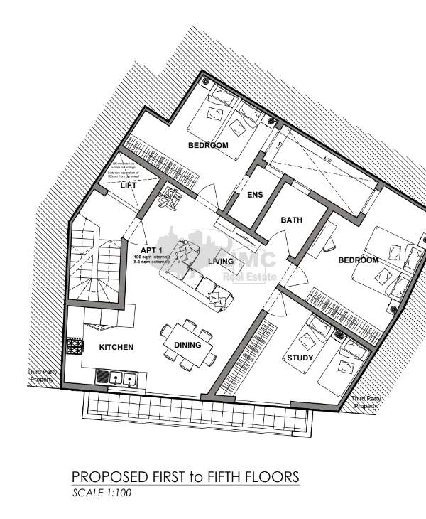 Pieta 2/3 bedroom apartments