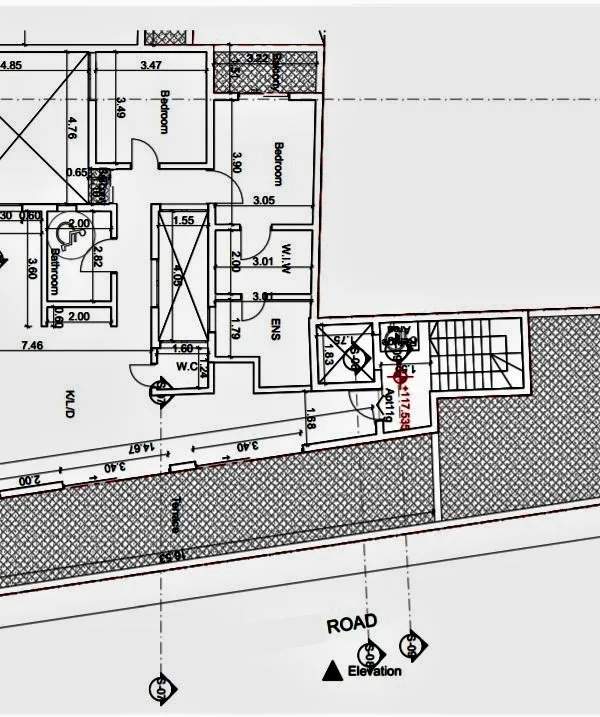 Birkirkara larger than usual 2/3 bedroom penthouse