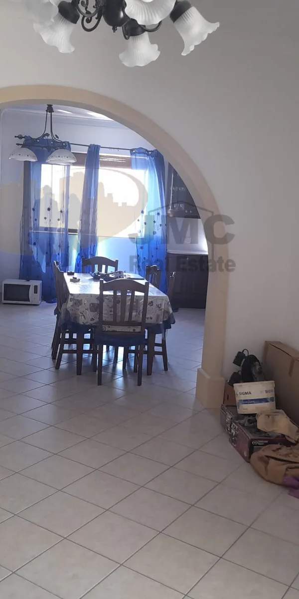 Qormi partly furnished 4 double bedroom apartment