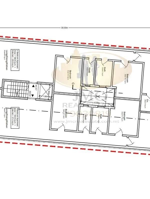 Mosta 3 bedroom apartment