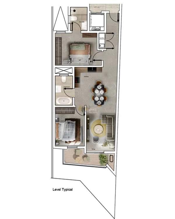 Qawra 2-bedroom apartments